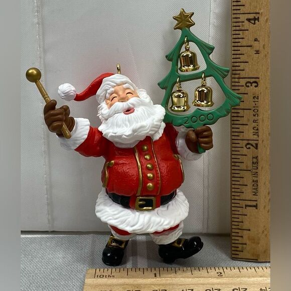 2000 Hallmark Keepsake Ornament Collector's Club Membership Jingle Bell Kringle - Picture 4 of 7